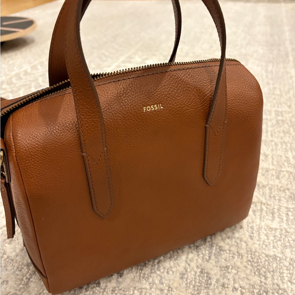 Fossil Medium Brown Sydney Satchel